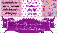 Virtual Garage Sales: Facebook Resell Groups