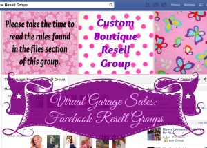 Virtual Garage Sales: Facebook Resell Groups