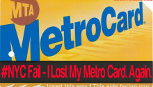 #NYCFail - I Lost My Metrocard. Again.