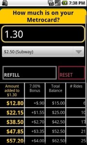 Refill My Metrocard! App for Android