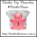 Thrifty Tip Thursday - Thursdays 