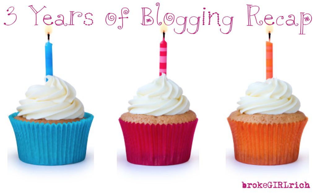 3 Years of Blogging Recap