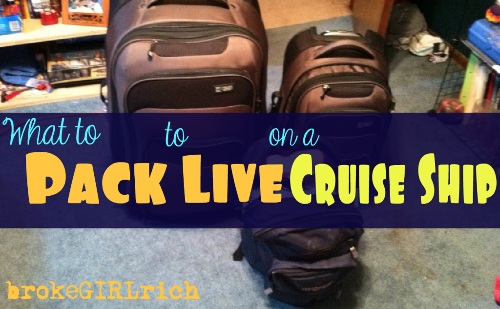 What to Pack to Live on a Cruise Ship