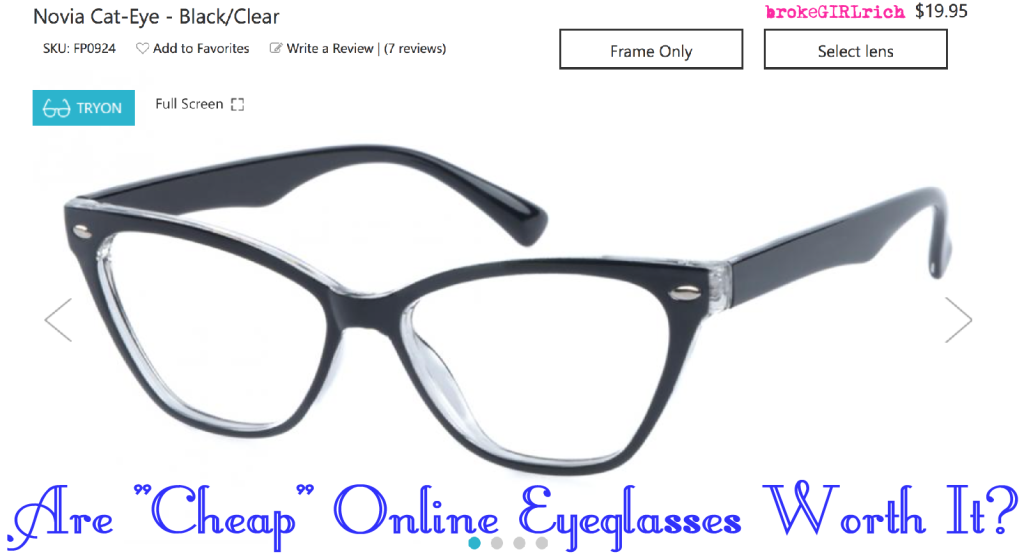 Are "Cheap" Online Eyeglasses Worth It?