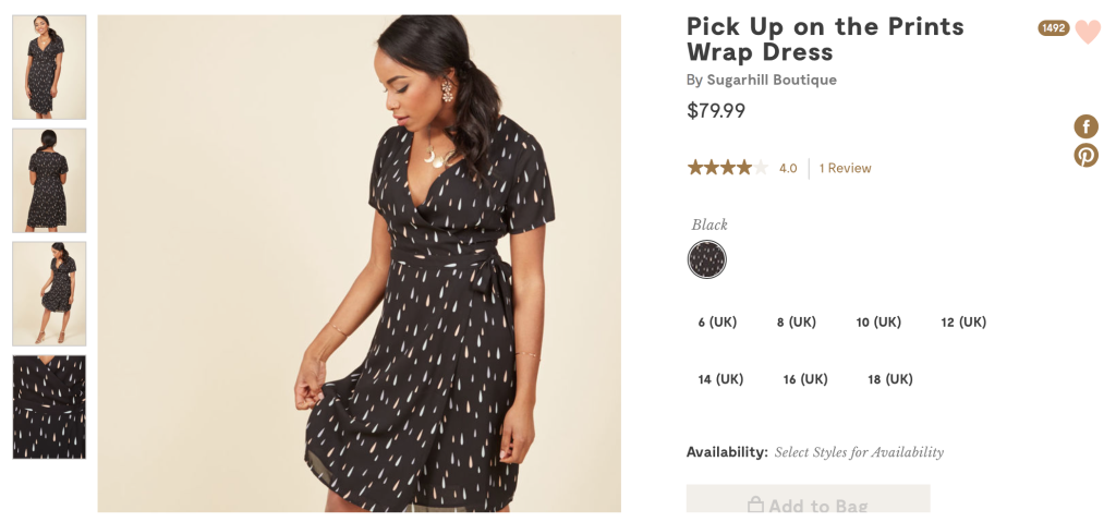 ModCloth - $79.99 plus Shipping