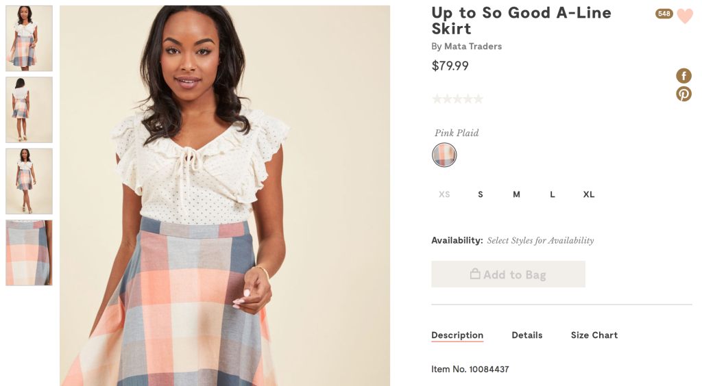 ModCloth - $79.99 Plus Shipping