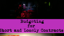 Budgeting for Short and Lonely Contracts