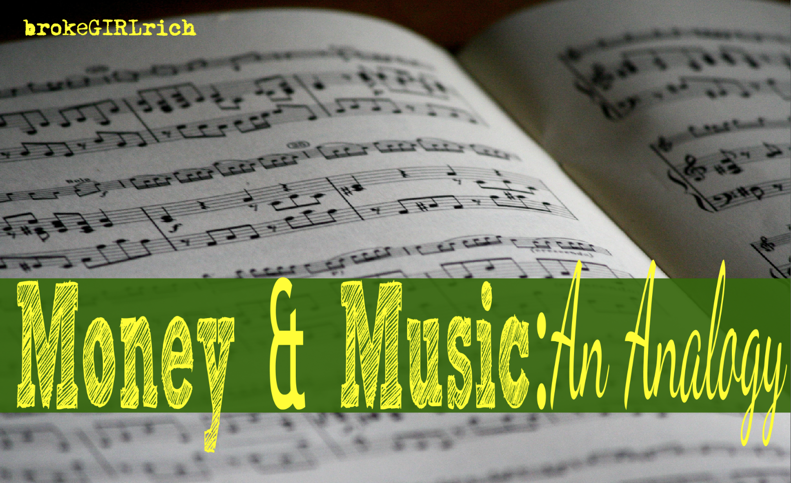 Money & Music: An Analogy