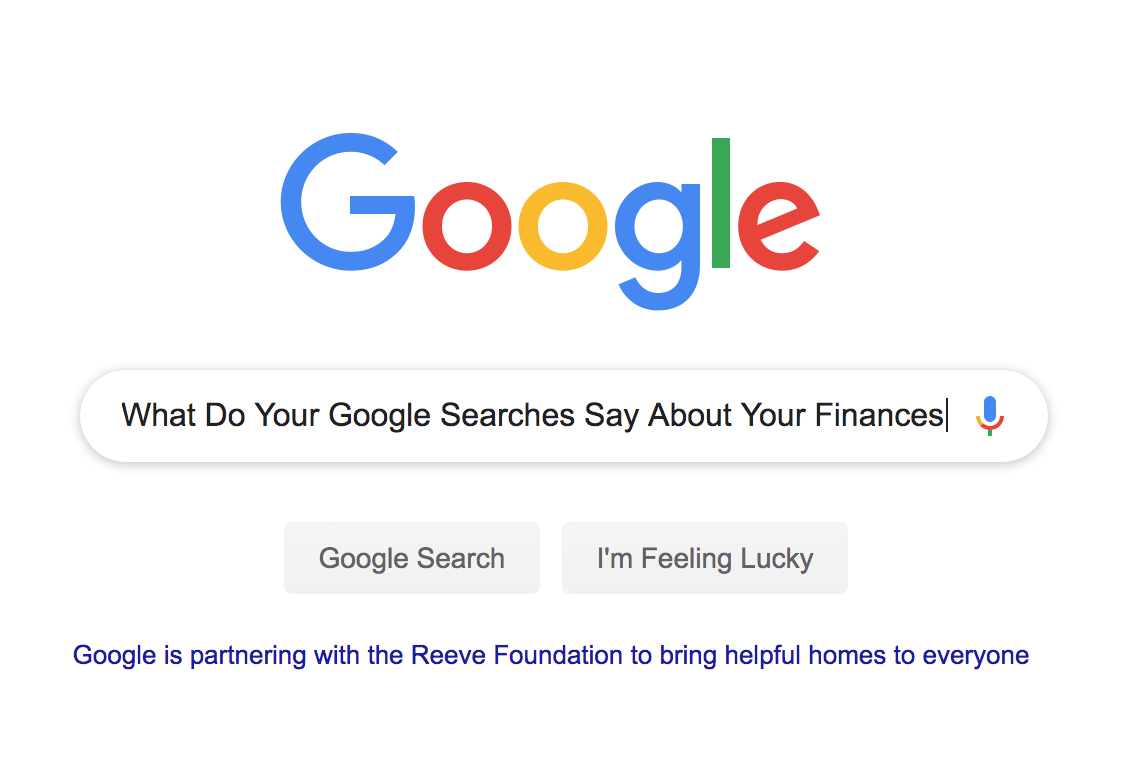 What Do Your Google Searches Say About Your Finances