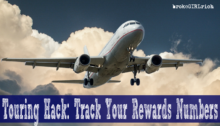 Touring Hack: Track Your Rewards Numbers