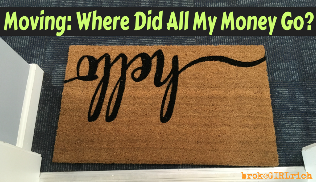 Moving: Where Did All My Money Go? 