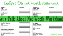 Let’s Talk About Net Worth Worksheets