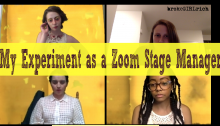 My Experiment as a Zoom Stage Manager