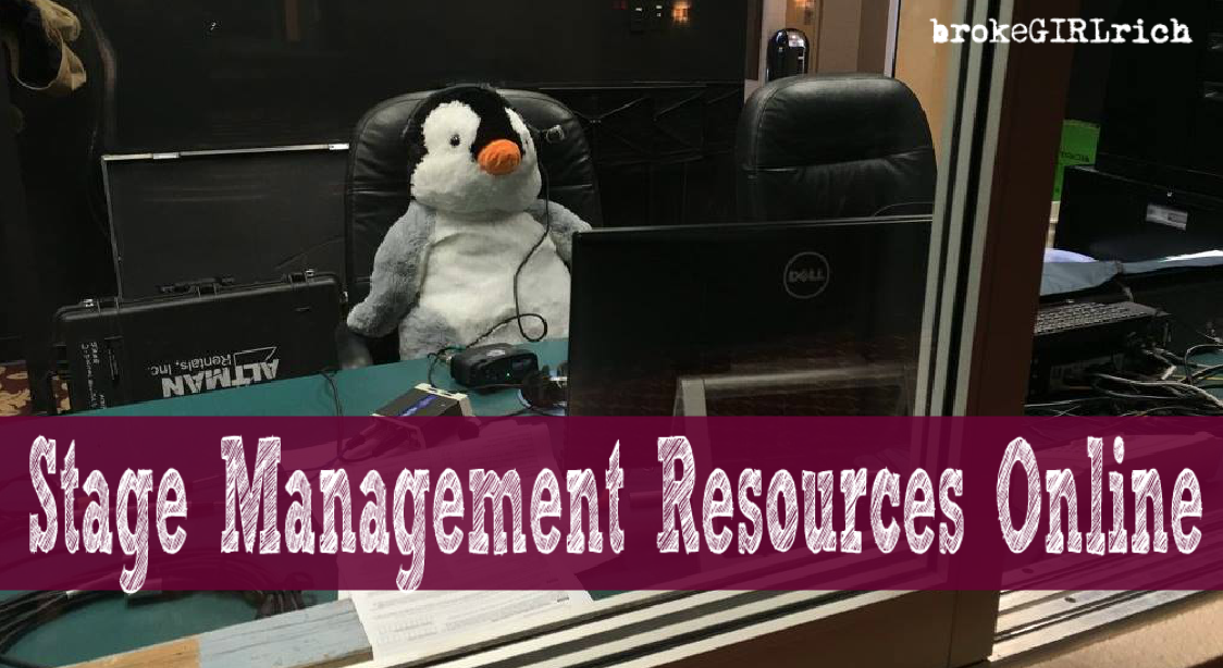 Stage Management Resources Online 