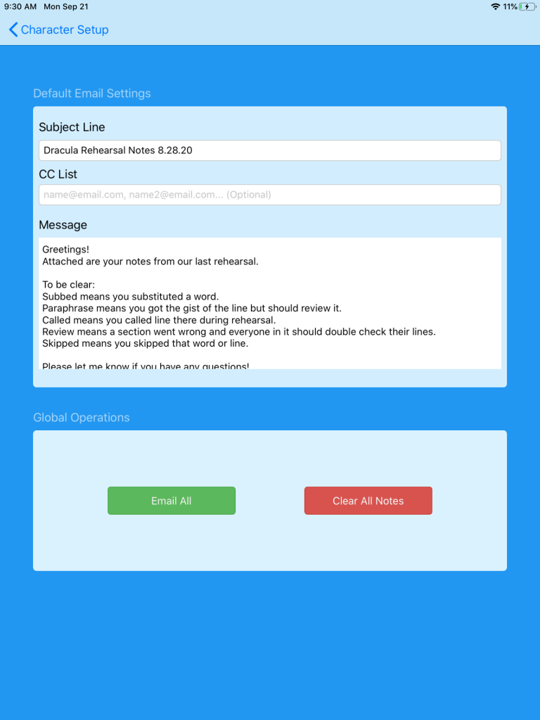 Line-It App Email Template