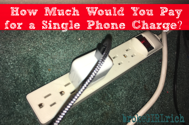 How Much Would You Pay for a Single Phone Charge? 