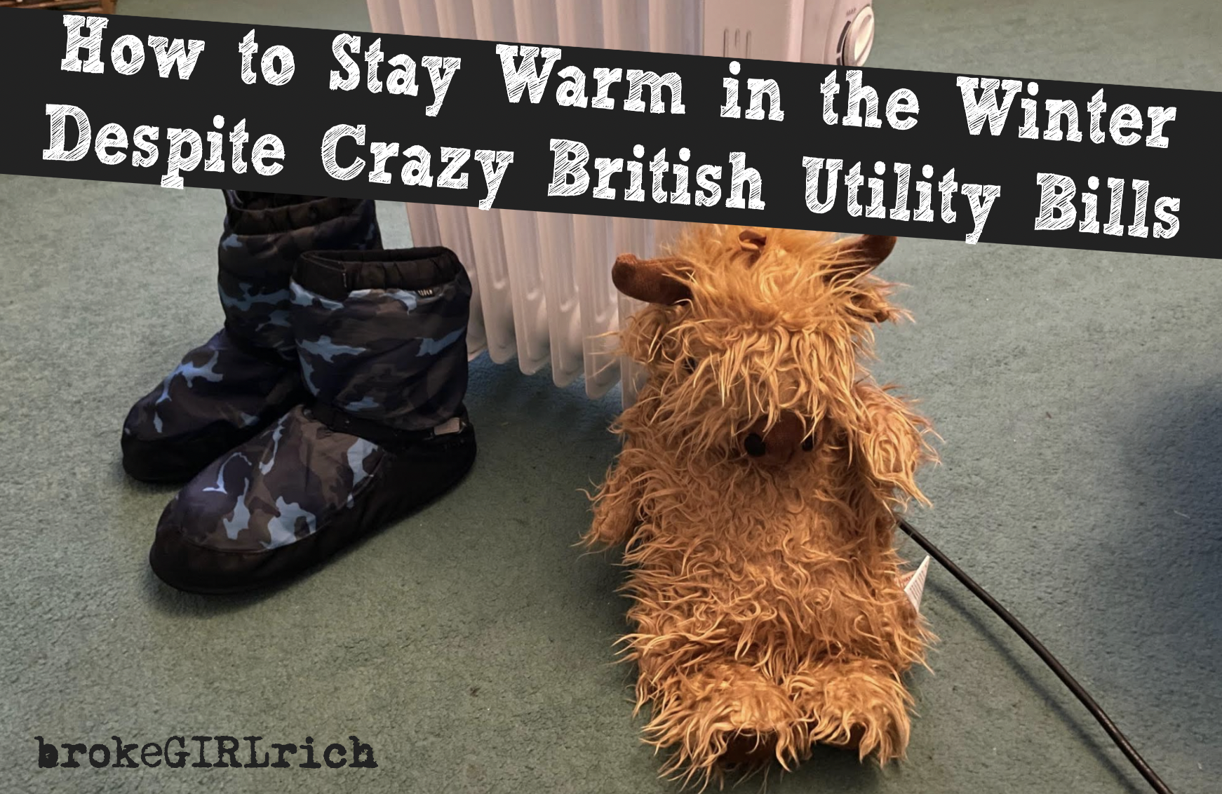 How to Stay Warm in the Winter Despite Crazy British Utility Bills