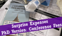 Surprise Expenses PhD Version: Conference Fees