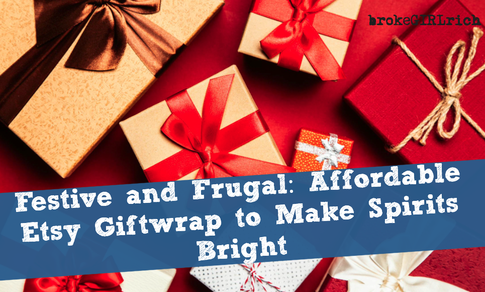 Festive and Frugal: Affordable Etsy Giftwrap to Make Spirits Bright